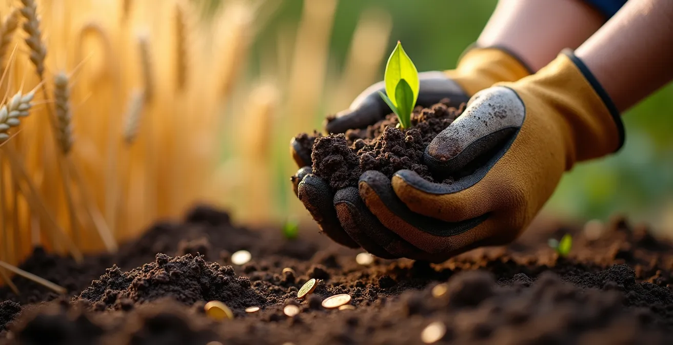 Visualizzazione dei flussi economici e dei guadagni per ettaro dalla vendita di crediti di carbonio