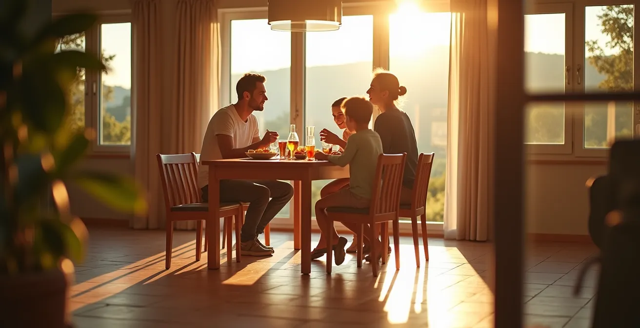 Serra solare addossata a parete sud di casa in pietra